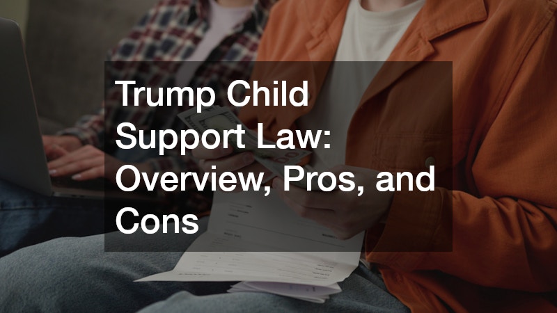 Trump Child Support Law: Overview, Pros, and Cons